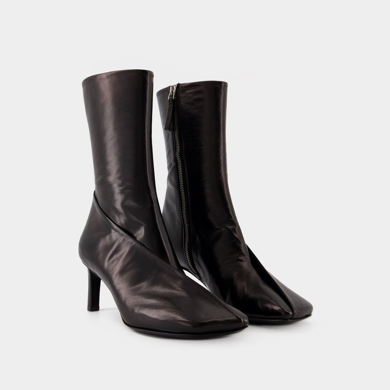 Ankle Boots - Jil Sander - Leather - Black