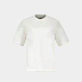 Cn Ss T Shirt - Jil Sander - Cotton - White