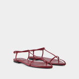 Sandals - Jil Sander - Leather - Red