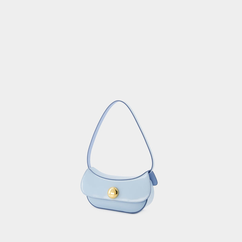 Small Hobo Shoulder Bag - Marni - Leather - Blue