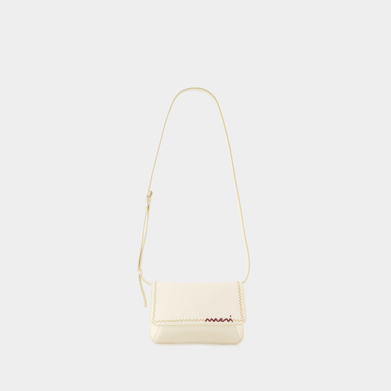 Mending Crossbody - Marni - Leather - Ivory