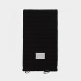 Scarf - MM6 Maison Margiela - Wool - Black