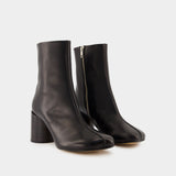 Ankle Boots - MM6 Maison Margiela - Leather - Black