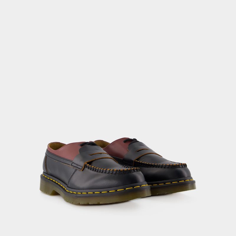 1461/Penton Mash Up Loafers - MM6 Maison Margiela - Leather - Red