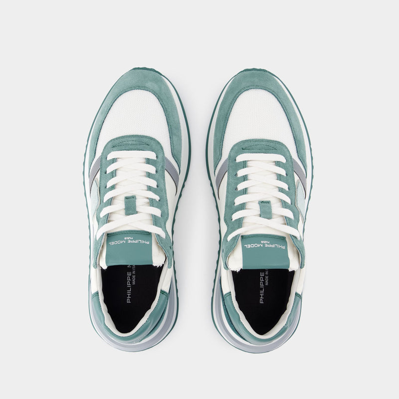 Tropez 2.1 Low Sneakers - Philippe Model - Canvas - Green