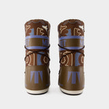 Icon Flower Boots - Moon Boot - Synthetic - Brown/Grey