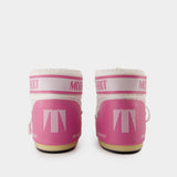 Icon Low Boots - Moon Boot - Synthetic - Pink/White