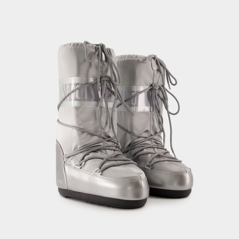 Icon Glance Boots - Moon Boot - Synthetic - Silver