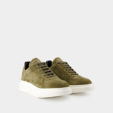 Oversize Sneakers - Alexander McQueen - Leather - Khaki