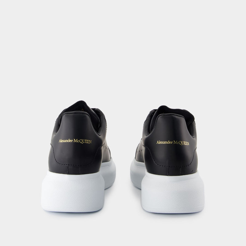 Oversize Sneakers - Alexander McQueen - Leather - Black