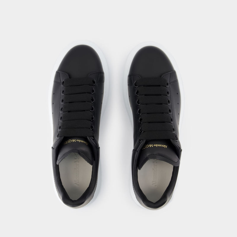 Oversize Sneakers - Alexander McQueen - Leather - Black