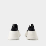 Tread  Slick Sneakers - Alexander McQueen - Canvas - Black/White