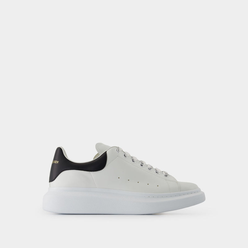 Oversize Sneakers - Alexander McQueen - Leather - White