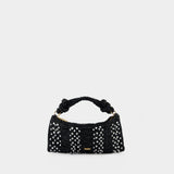 Hera Nano Shoulder Bag - Cult Gaia - Raffia - Black