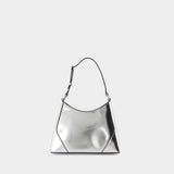 Linda Shoulder Bag - Staud - Leather - Silver