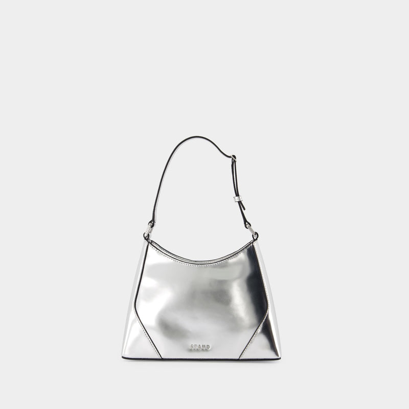 Linda Shoulder Bag - Staud - Leather - Silver