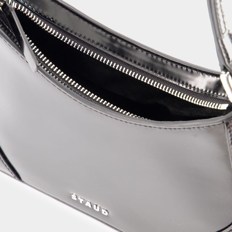 Linda Shoulder Bag - Staud - Leather - Black