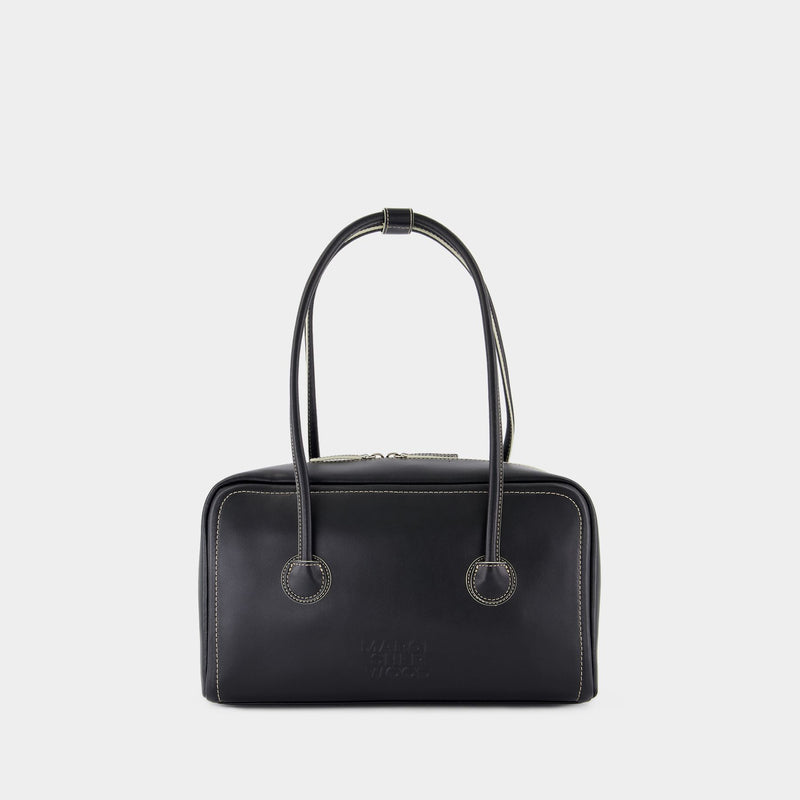 Soft Boston Shoulder Bag - Margesherwood - Leather - Black