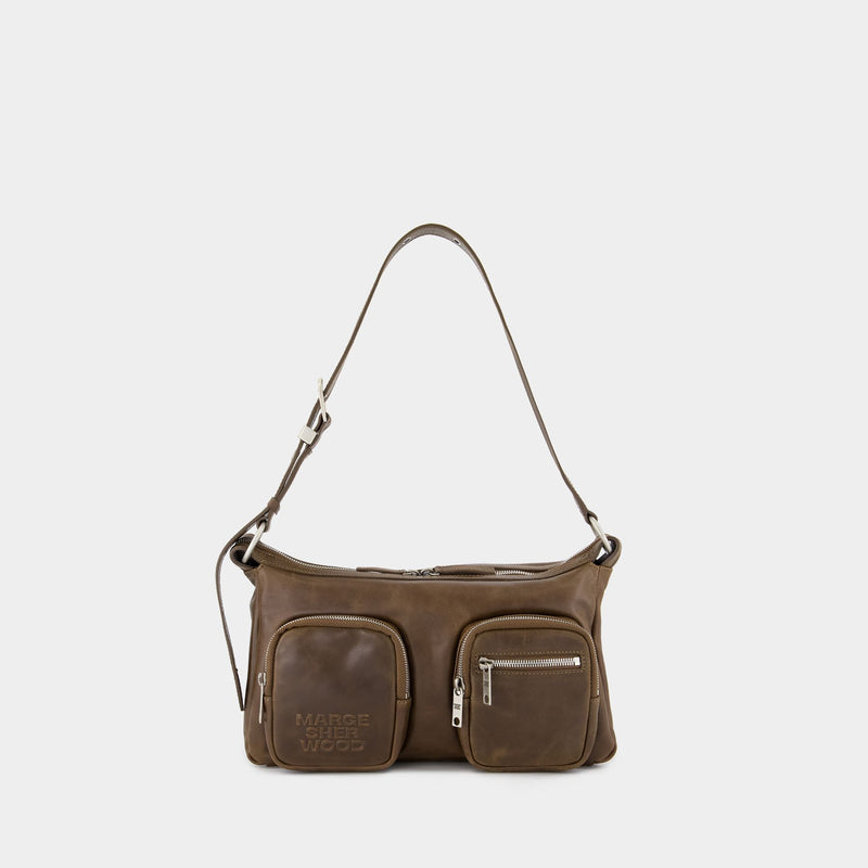 Outpocket Shoulder Bag - Margesherwood - Leather - Brown