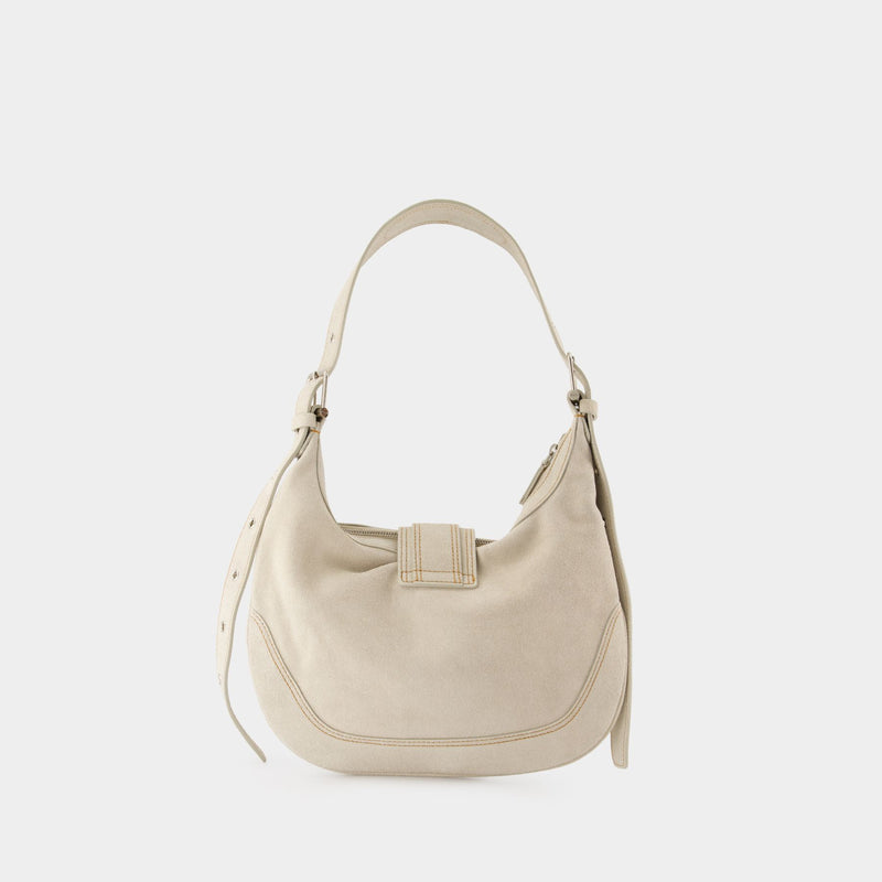 Mid Brocle Hobo Bag - Osoi - Leather - White