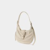 Mid Brocle Hobo Bag - Osoi - Leather - White