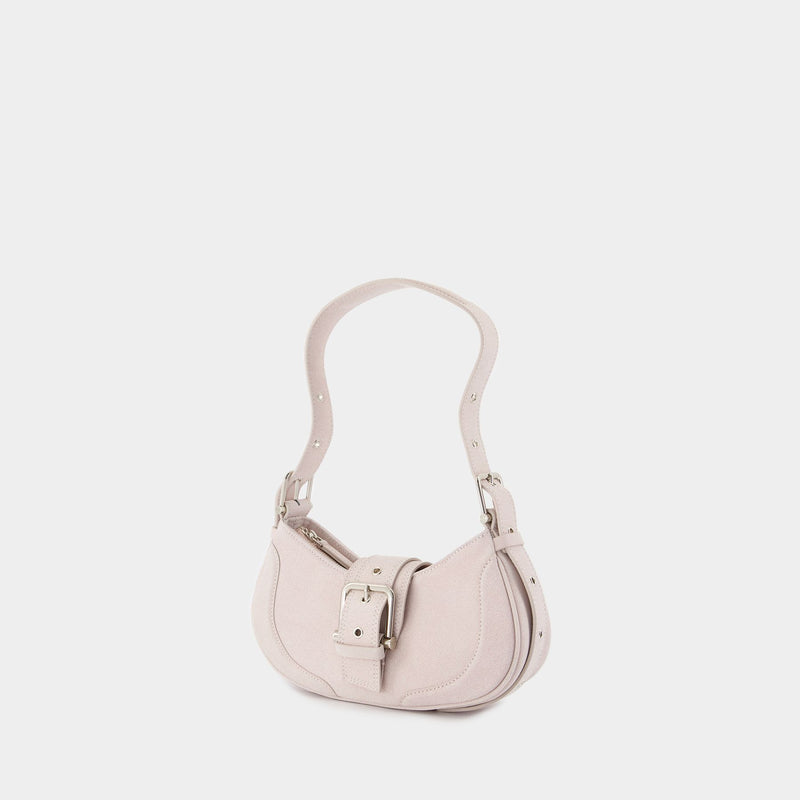 Hobo Brocle Shoulder Bag - Osoi - Leather - Pink