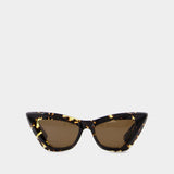 Bv1101s Sunglasses - Bottega Veneta - Acetate - Havana