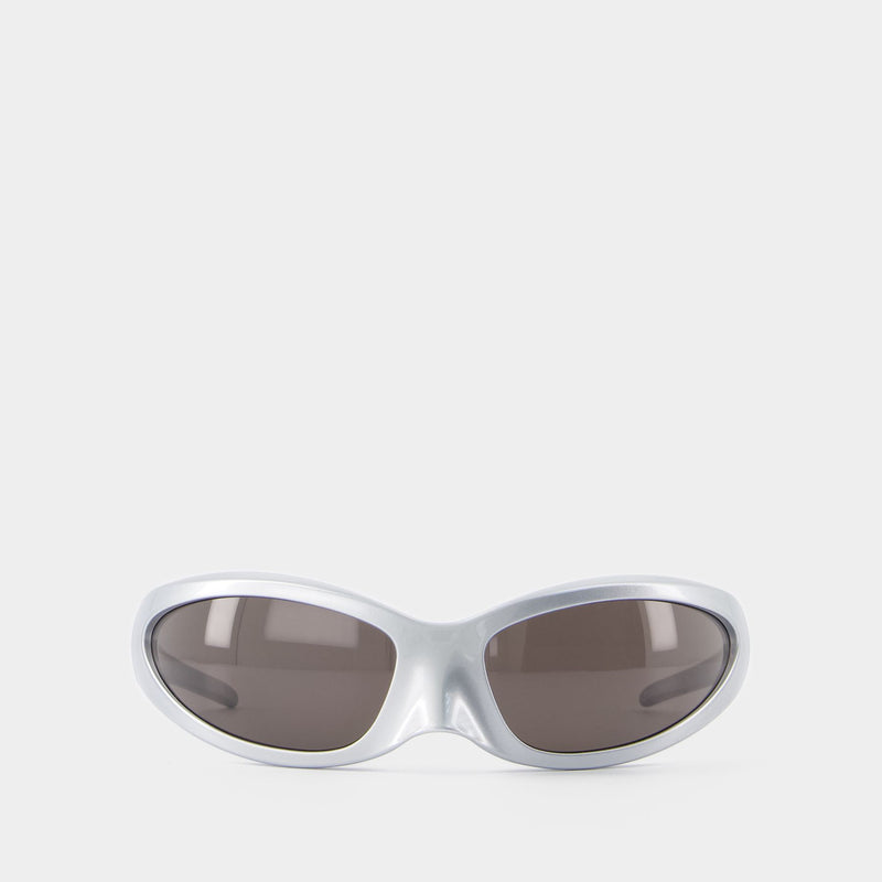 Bb0251s Sunglasses - Balenciaga - Acetate - Silver