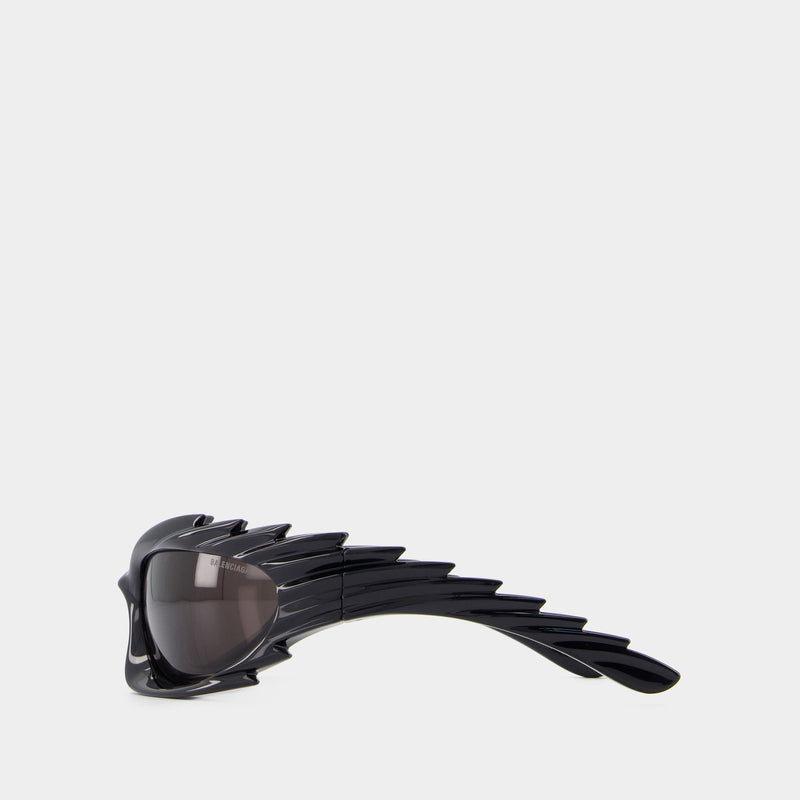 Bb0255s Sunglasses - Balenciaga - Acetate - Black