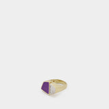 Esteve Ring in gold and Sugulite