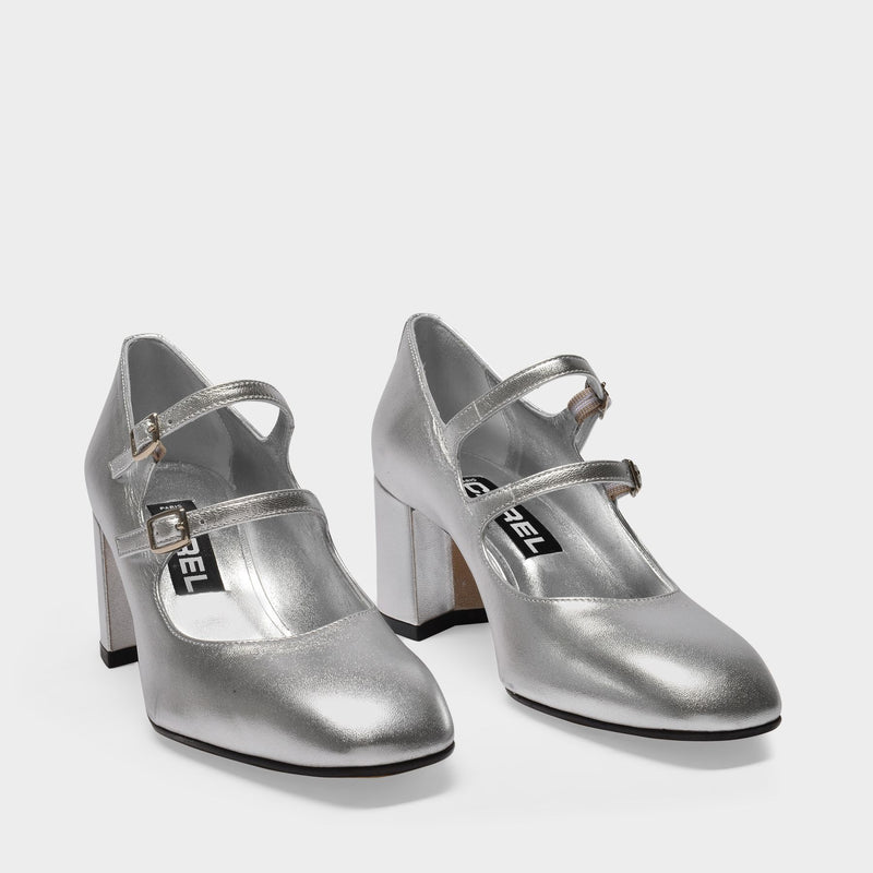 Alice Pumps - Carel - Leather - Silver