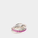 Petunia Ring - Spinelli Kilcollin - Pink - Silver