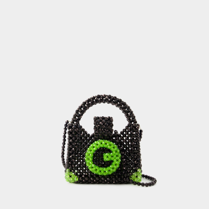 Beaded Bag - Germanier - Beads - Black