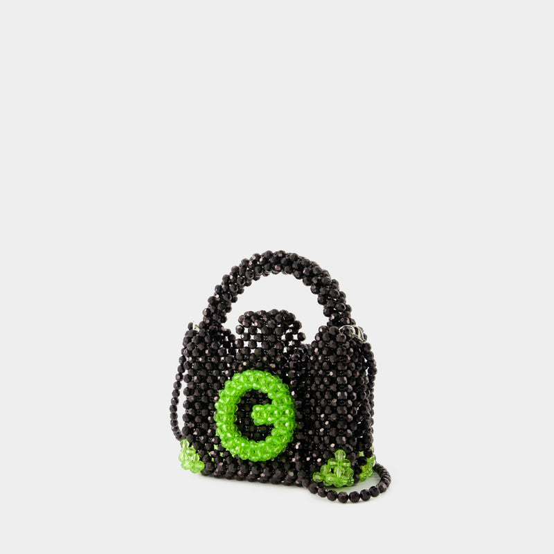 Beaded Bag - Germanier - Beads - Black