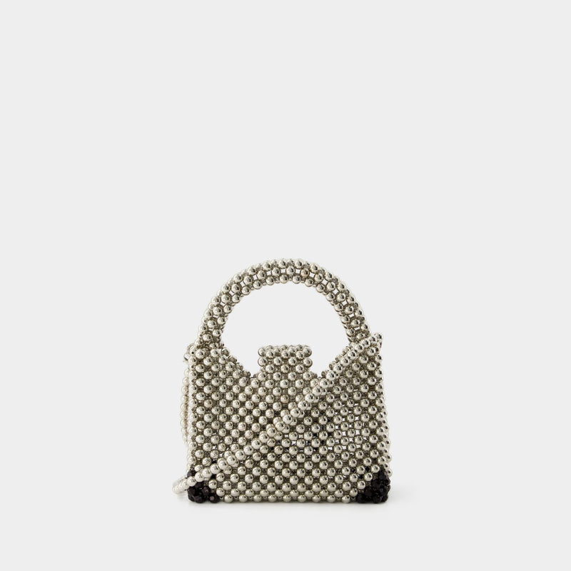 Beaded Bag - Germanier - Beads - Silver