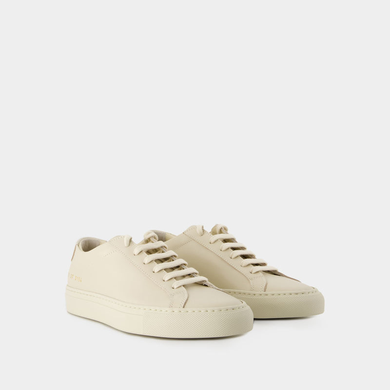 Original Achilles Low Sneakers - Common Projects - Leather - Beige