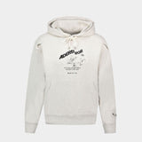 Hoodie - Ader Error - Cotton - White