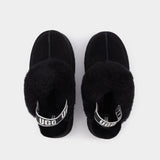 Funkette in Black Shearling