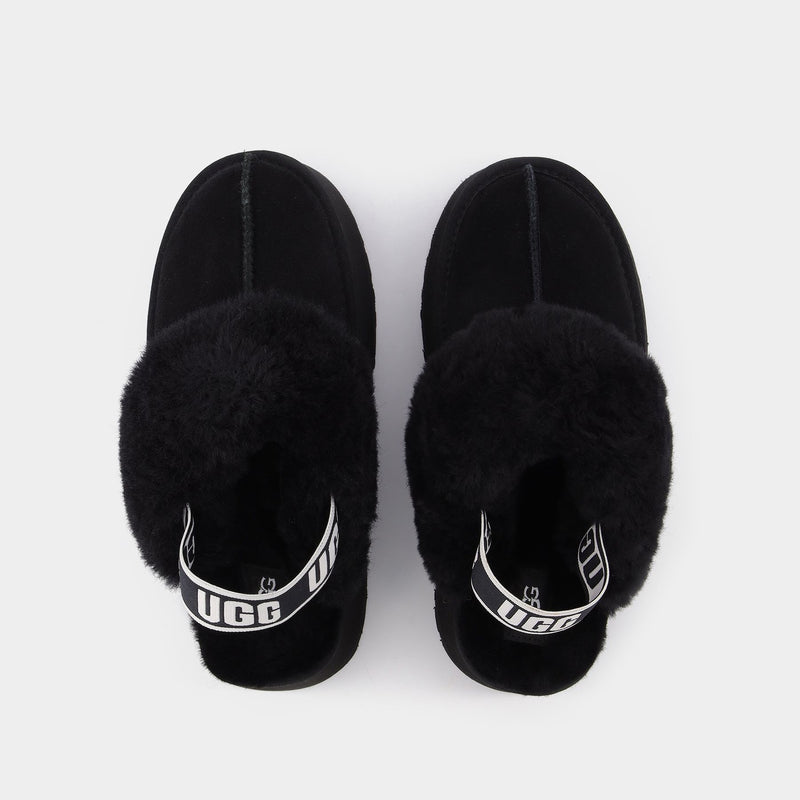 Funkette in Black Shearling