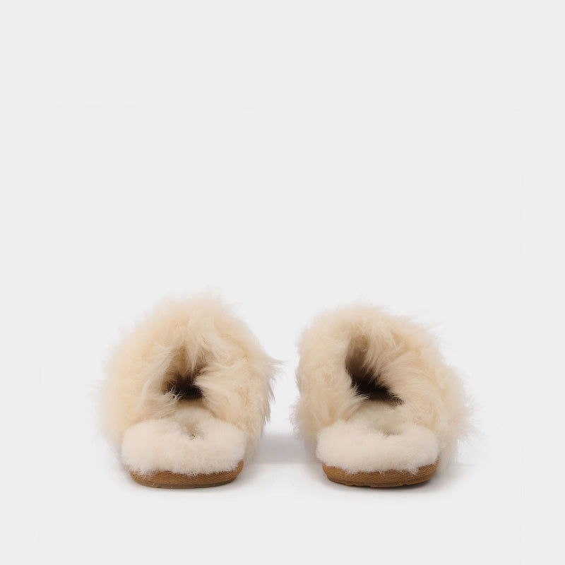 Scuff Sis in Brown Shearling