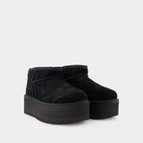 Classic Ultra Mini Platform Ankle Boots - UGG - Leather - Black