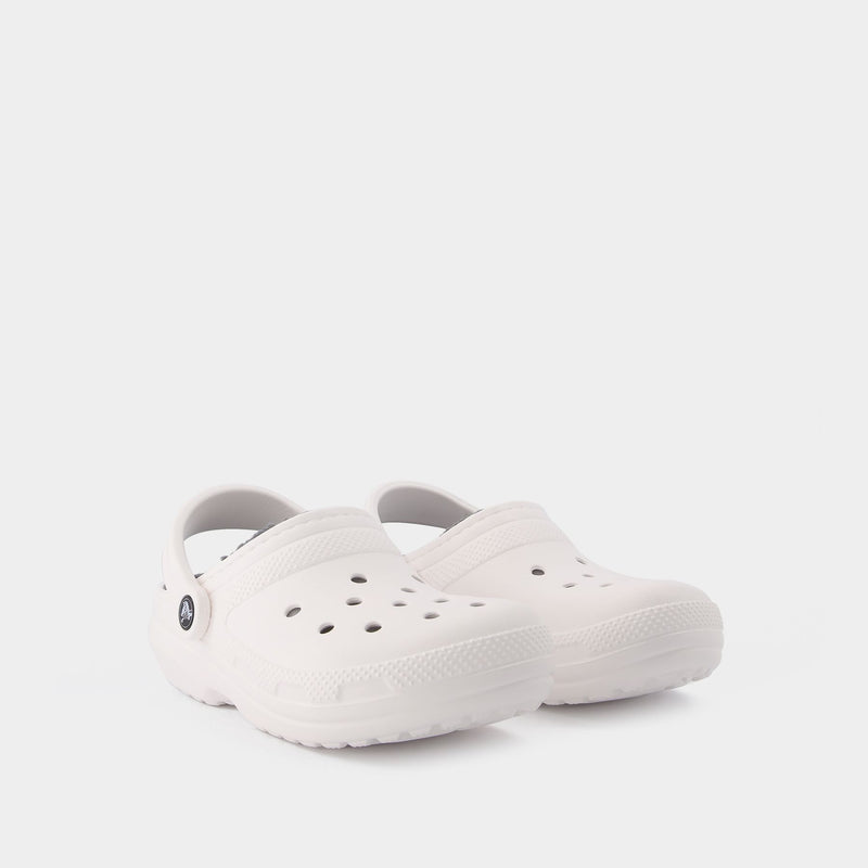 Classic Lined Clog in White