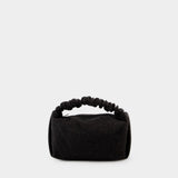 Mini Scrunchie Bag - Alexander Wang - Polyester - Black