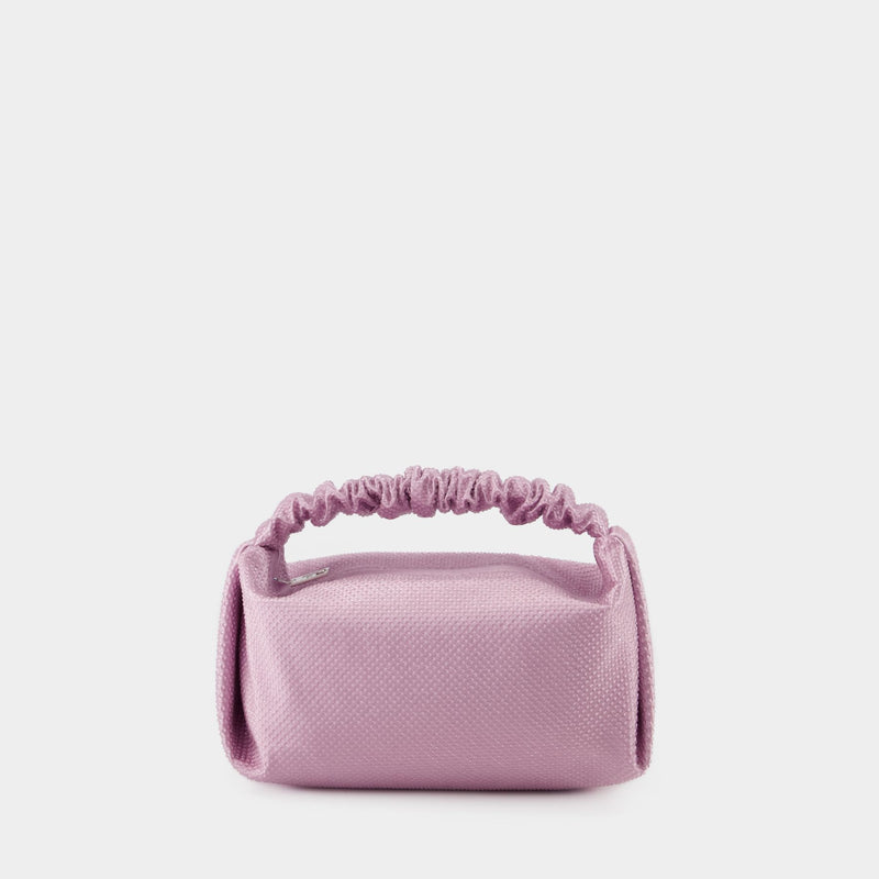 Mini Scrunchie Handbag - Alexander Wang - Polyester - Winsome Orchid