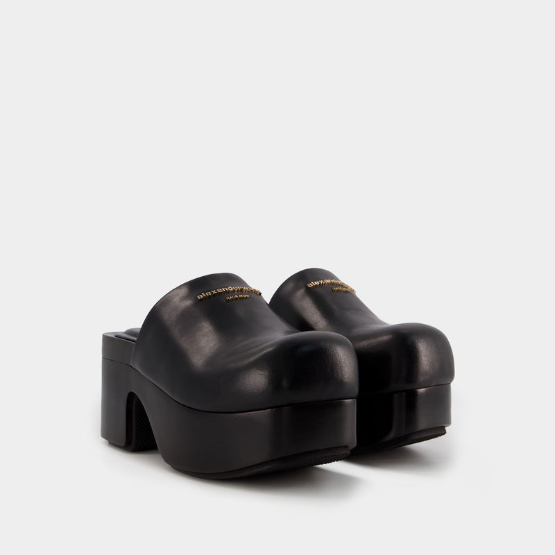 Zoe Mules - Alexander Wang - Leather - Black