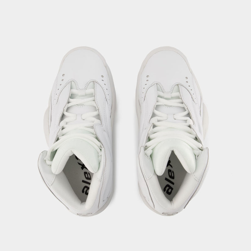 Aw Hoop Sneakers - Alexander Wang - Leather - White