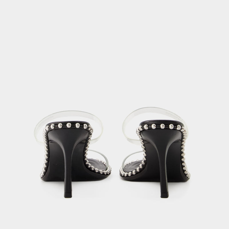 Nova 85 Heels - Alexander Wang - Leather - Black