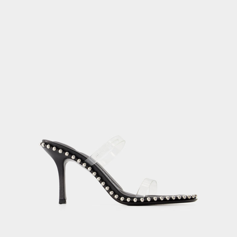 Nova 85 Heels - Alexander Wang - Leather - Black