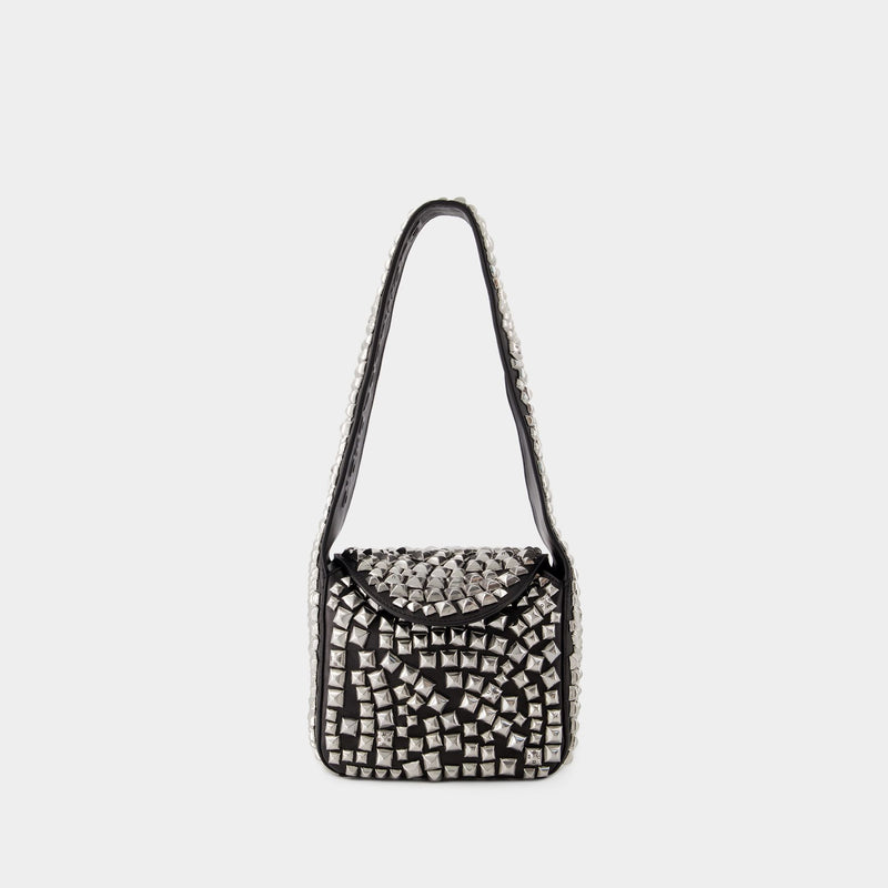 Hobo Spike Small Bag - Alexander Wang - Leather - Black