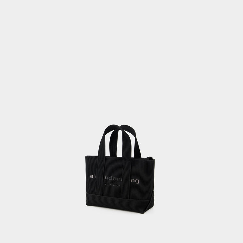 Knit Mini Tote Bag - Alexander Wang - Polyester - Black